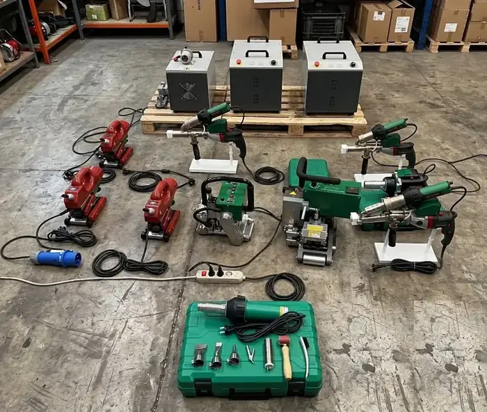 Equipos de soldadura de geomembrana